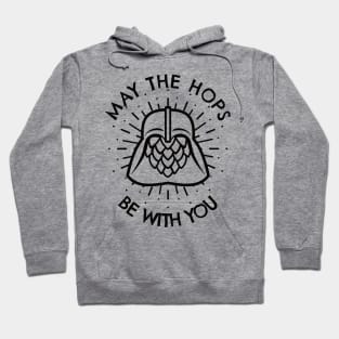 May The Hops Be With You (black outline) Hoodie